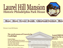 Tablet Screenshot of laurelhillmansion.org
